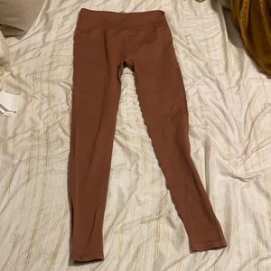 Reddish-brown Fabletics leggings